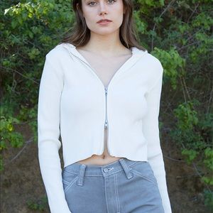 John Galt White Arden Hoodie